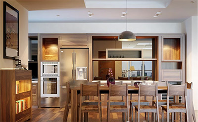 Dáng hình nghệ thuật trong những tấm Laminate nội thất gỗ công nghiệp